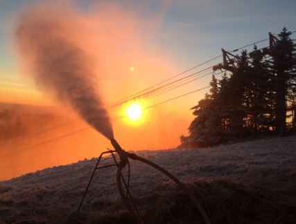 The official start of snowmaking at Mount Snow has begun